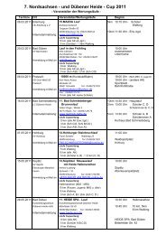 7. Nordsachsen - und Dübener Heide - Cup 2011 - EZEL-Cup ...