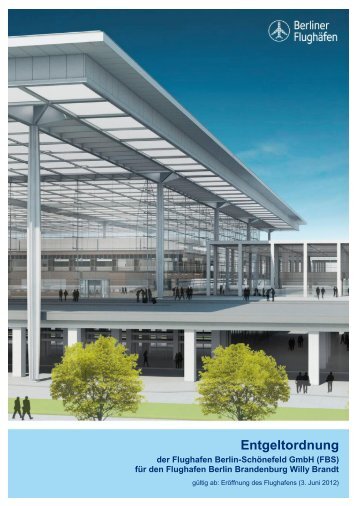 Entgeltordnung der Flughafen Berlin-Schönefeld GmbH - Berliner ...