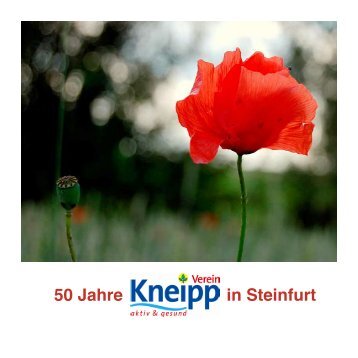 Festschrift - Kneipp-Verein Steinfurt e. V.