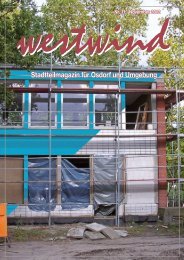 Stadtteilmagazin für Osdorf und Umgebung - Westwind