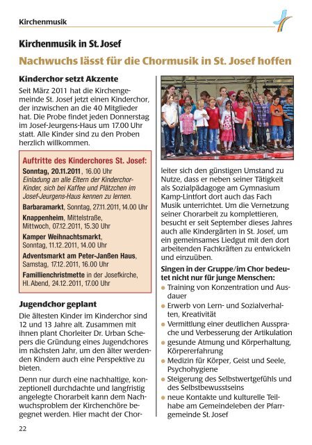 Pfarrbrief - Katholische Pfarrgemeinde St. Josef - Kamp-Lintfort