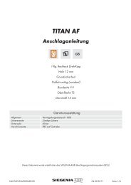 TITAN AF - SIEGENIA-AUBI Dokumentationsportal