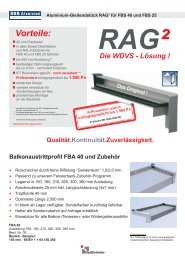 zum Download - R·B·B Aluminium Profiltechnik AG