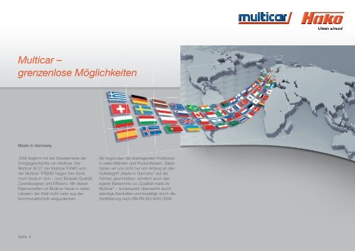 Produkt- und Gerätekatalog - Multicar
