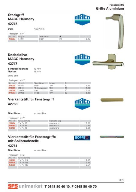 www.sfsunimarket.biz Fenster - SFS unimarket AG