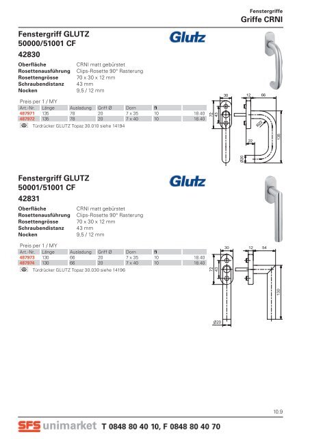 www.sfsunimarket.biz Fenster - SFS unimarket AG