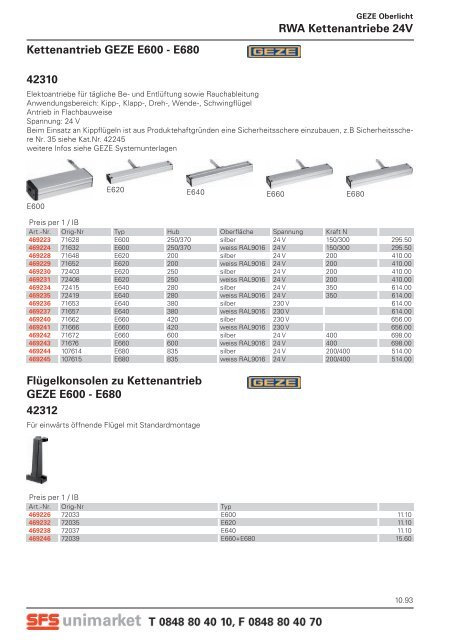 www.sfsunimarket.biz Fenster - SFS unimarket AG