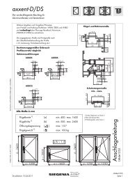 axxent-D/DS - SIEGENIA-AUBI Dokumentationsportal