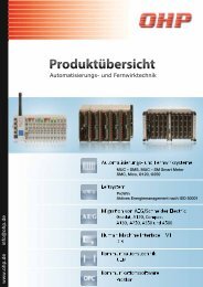Automatisierungsprospekt - OHP Automatisierungssysteme GmbH