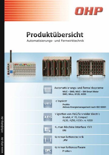 Automatisierungsprospekt - OHP Automatisierungssysteme GmbH