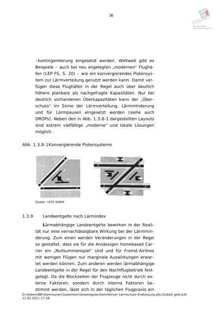 Themenpapier Nr. 60 Aktiver Lärmschutz Am Flughafen Berlin ...