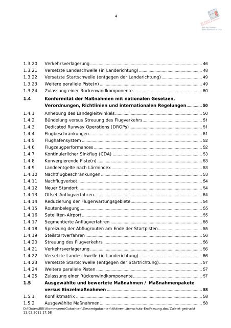 Themenpapier Nr. 60 Aktiver Lärmschutz Am Flughafen Berlin ...