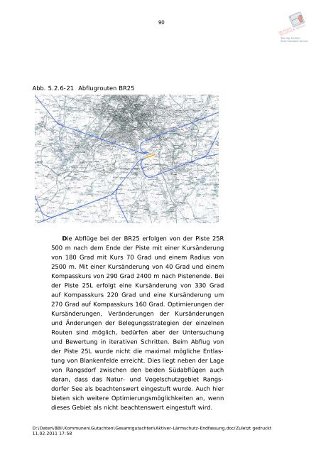 Themenpapier Nr. 60 Aktiver Lärmschutz Am Flughafen Berlin ...