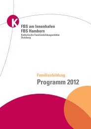 Programm 2012 - Katholische Erwachsenen- und Familienbildung ...