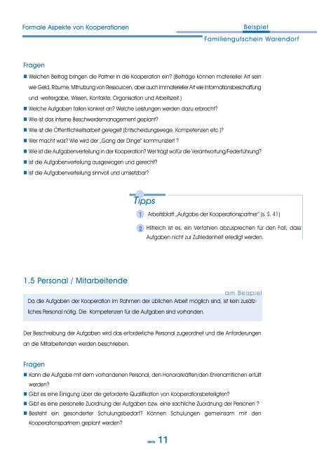 Arbeitshilfe "Familienbildung kooperiert" - Familienbildung in NRW