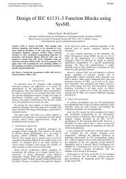 Design of IEC 61131-3 Function Blocks using SysML - MED ...