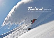 Swiss Quality Carbon Snowboards since 1984 - Radical Sports