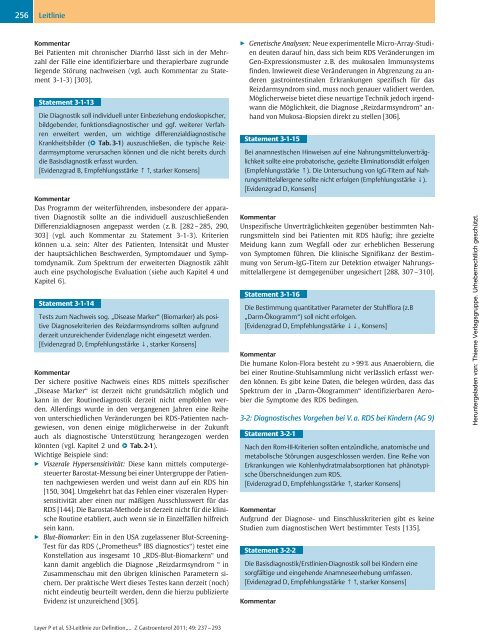 S3-Leitlinie Reizdarmsyndrom: Definition, Pathophysiologie ... - DGVS