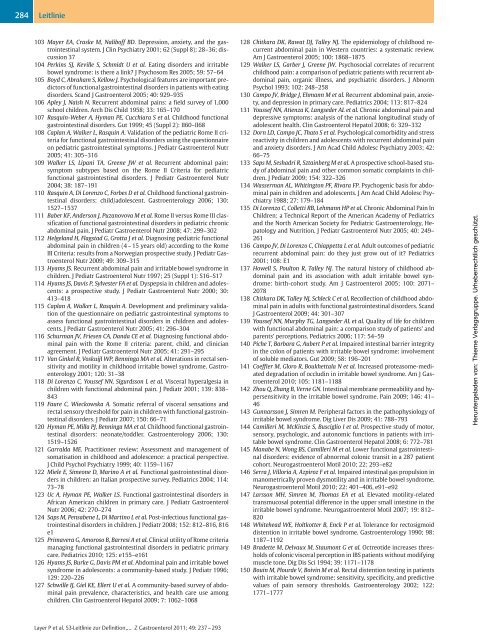 S3-Leitlinie Reizdarmsyndrom: Definition, Pathophysiologie ... - DGVS