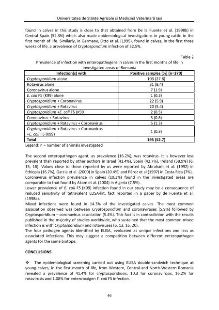 biochemical and haematological profile - Universitatea de Ştiinţe ...