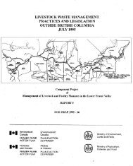 Livestock Waste Management Practices And Legilation Outside Br