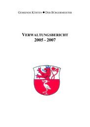 Verwaltungsbericht 2005-2007 - Gemeinde Kürten