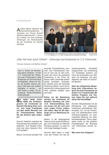 Jahresbericht 2011/2012 Fakultät efi - Elektrotechnik ...
