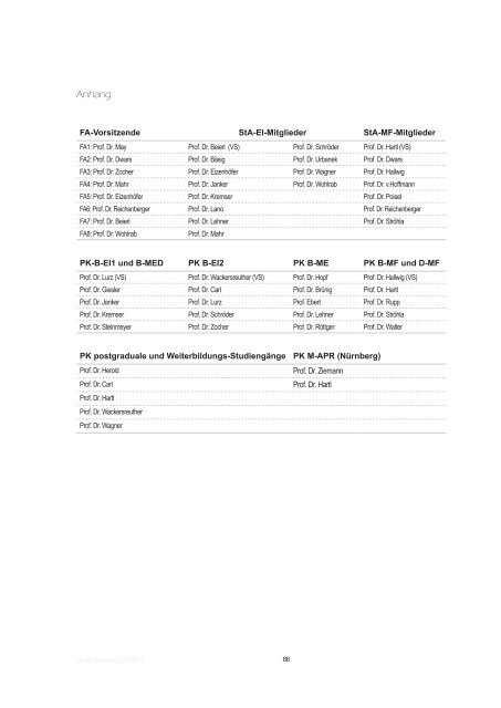 Jahresbericht 2011/2012 Fakultät efi - Elektrotechnik ...