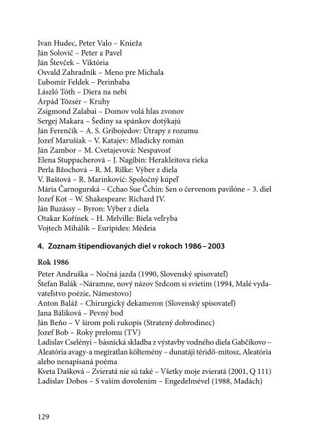 50 rokov činnosti Literárneho fondu 1954 – 2004 - Literárny Fond