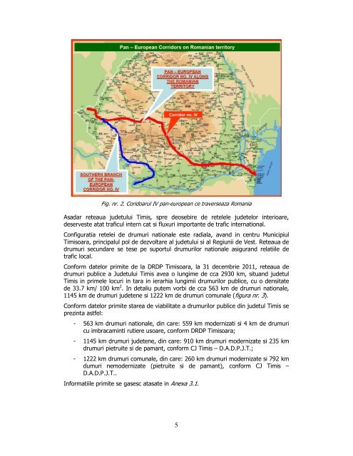 Actualizare PATJ Timis. Studiu de fundamentare Cai majore ... - untrr