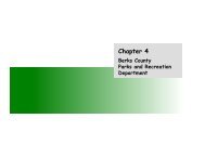 Chapter 4 - Berks County Parks and Recreation Department