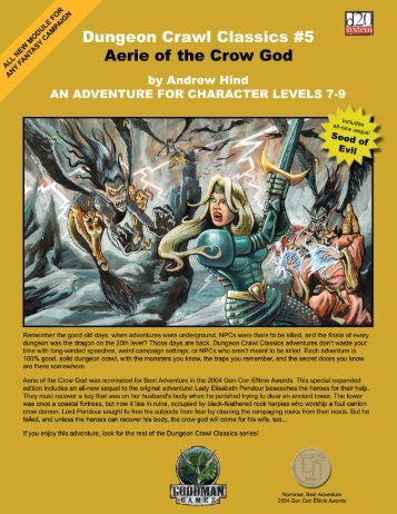 Dungeon Crawl Classics #5: Aerie of the Crow ... - Goodman Games