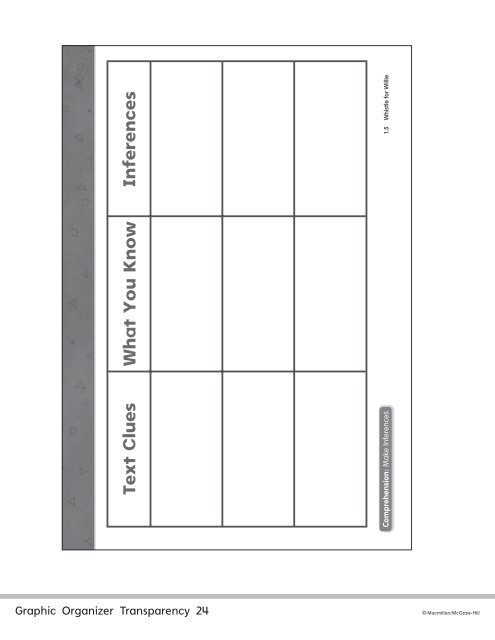 Graphic Organizer - Glencoe