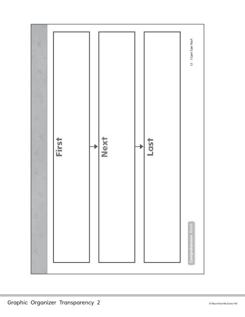 Graphic Organizer - Glencoe