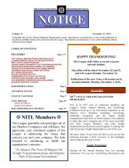 NITL Members - The National Industrial Transportation League