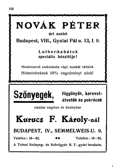 Evangélikus útmutató 1927. - Magyar Evangélikus Digitális Tár ...