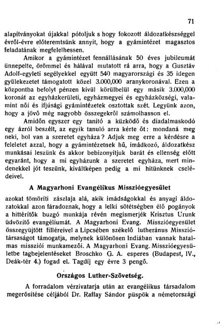 Evangélikus útmutató 1927. - Magyar Evangélikus Digitális Tár ...