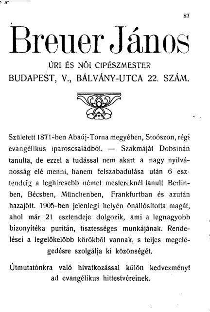 Evangélikus útmutató 1927. - Magyar Evangélikus Digitális Tár ...