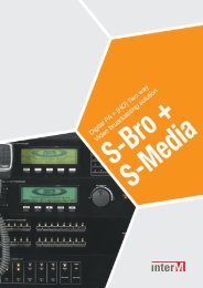 S-BRO+S-MEDIA Brochure - Inter-M