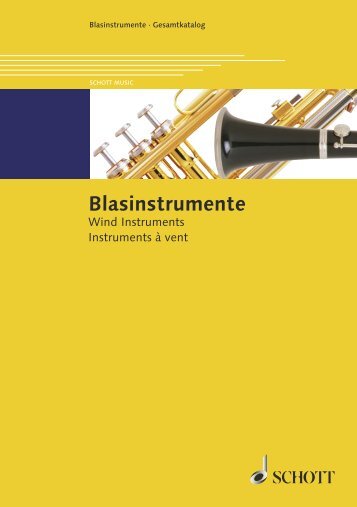Blasinstrumente - Schott Music