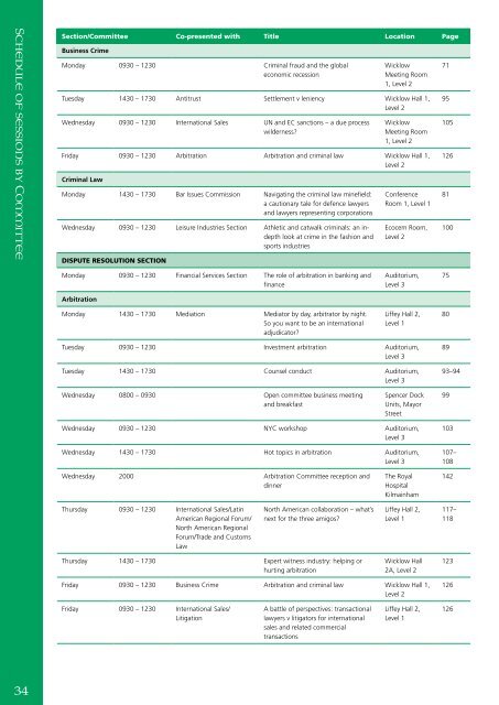 Final Programme - International Bar Association