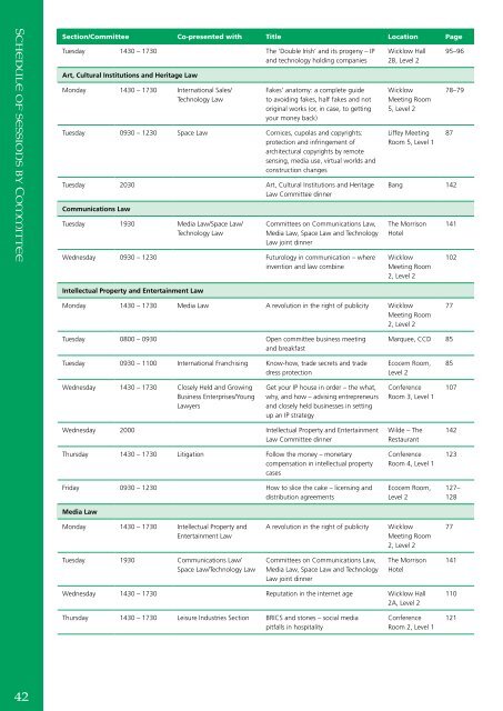 Final Programme - International Bar Association