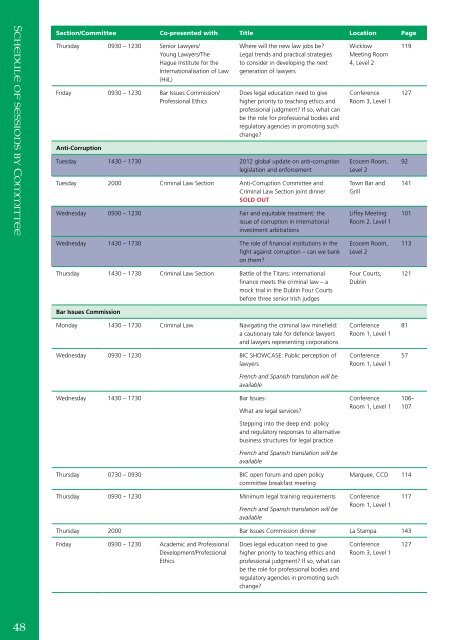 Final Programme - International Bar Association