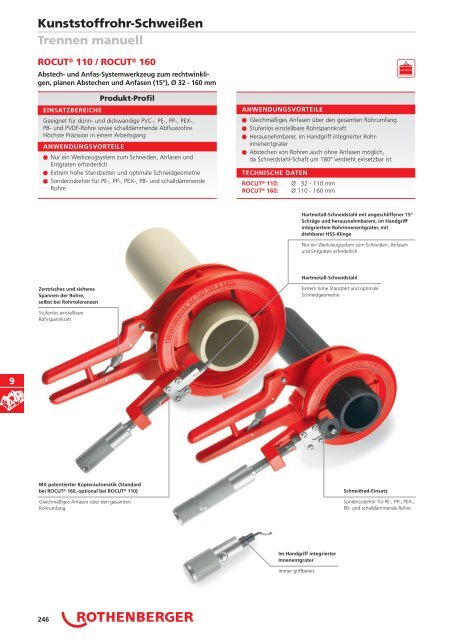 RODIA® Diamant- Kernbohren & Schneiden - Rothenberger