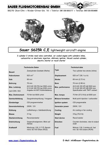 S625 R C/E 55-65 PS pdf. Datei - sauer-motorenbau