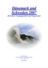 Dänemark und Schweden 2007 - MG Skandinavien Reisen