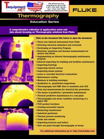 Thermography - Tequipment.net