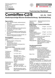 Technisches Merkblatt Combiflex C2 / S - Cementwaren Kobler GmbH