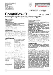 Technisches Merkblatt Combiflex-EL - Cementwaren Kobler GmbH