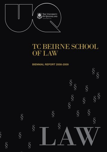 TC Beirne School of Law - University of Queensland